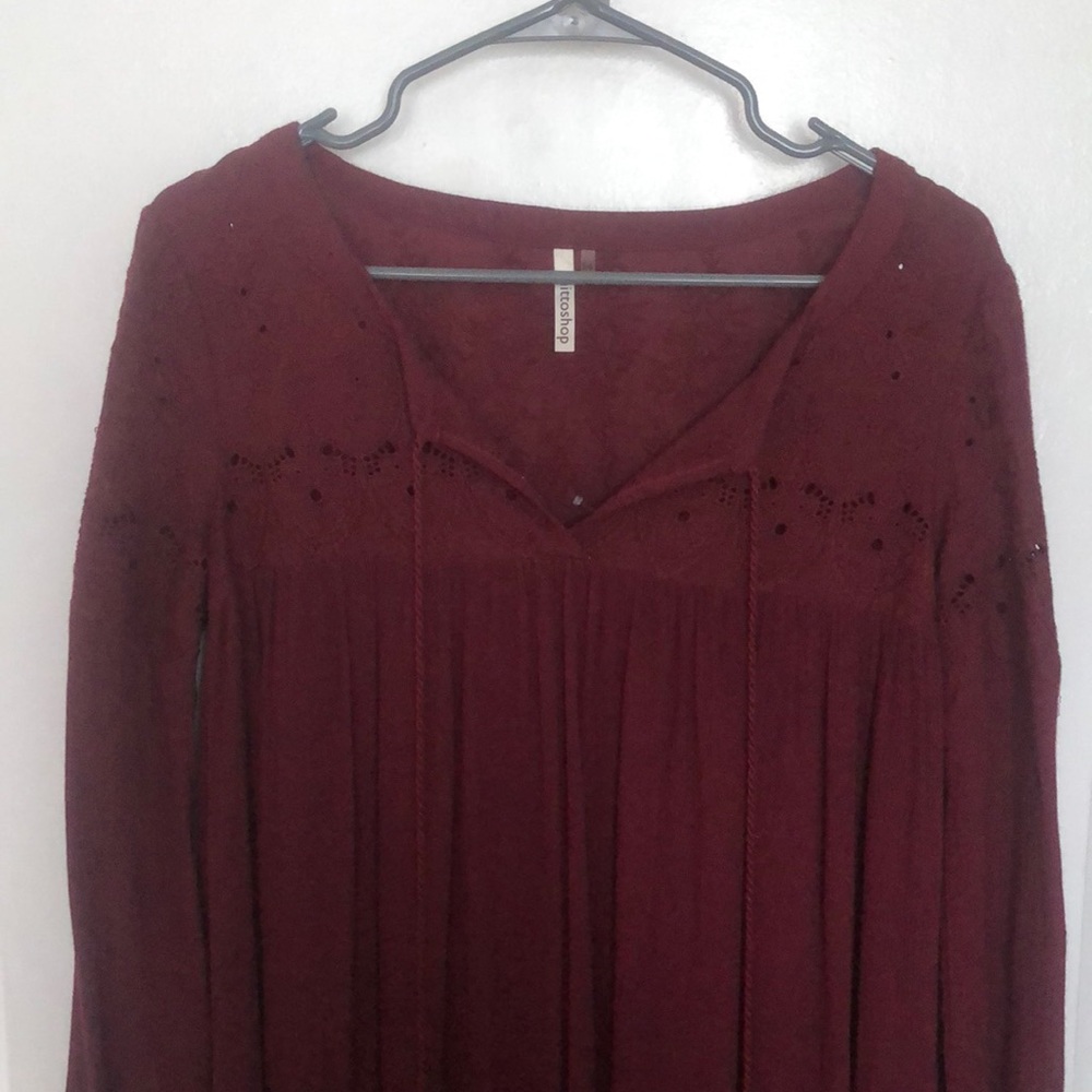 Maroon Dress